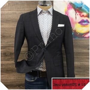 JOHN VARVATOS Mens Cotton Blazer Sport Coat Casual Jacket Size 36R Classic Suit